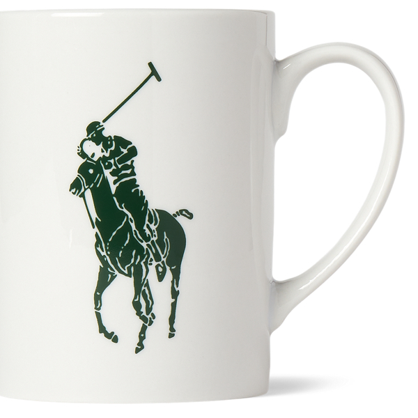 RALPH LAUREN HOME（ラルフ ローレン ホーム】ポーセリン ポニー マグ | (食器/キッチン/ギフト/プレゼント/グラス/マグカップ/タンブラー)グリーン  HMPOTBLH3620044300 | ラルフ ローレン公式オンラインストア