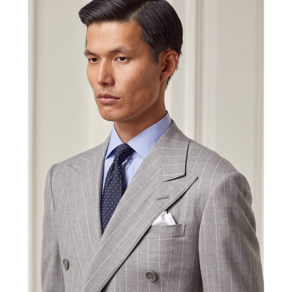 Ralph ハンドメイド チョークストライプ ツイル スーツ | ラルフ