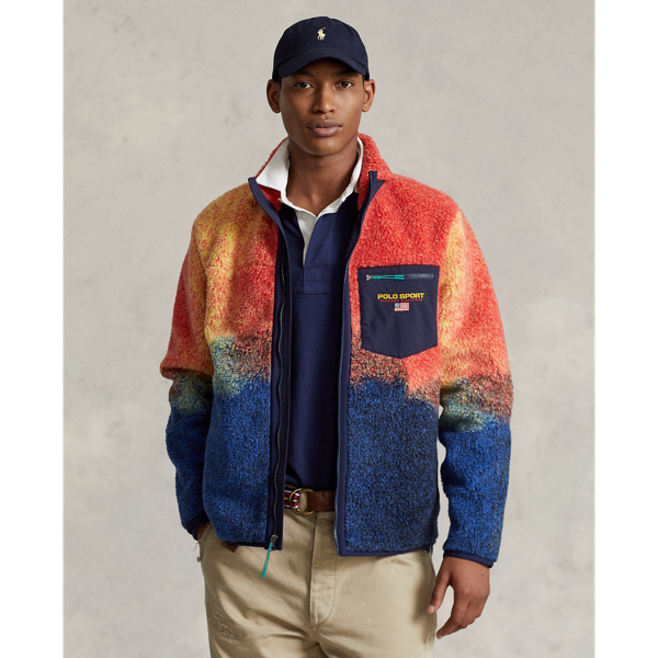 スタニングルアー RRL パイル フリースジャケット オリーブ ラルフ