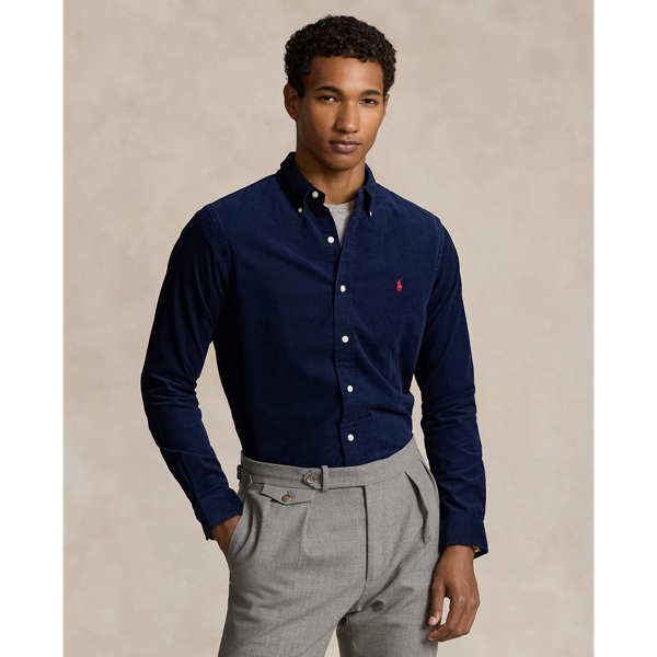 POLO RALPH LAUREN（ポロ ラルフ ローレン）】クラシック フィット コーデュロイ シャツ | (トップス/シャツ/ブラウス)ネイビー  MNPOWOV16822578410 | ラルフ ローレン公式オンラインストア