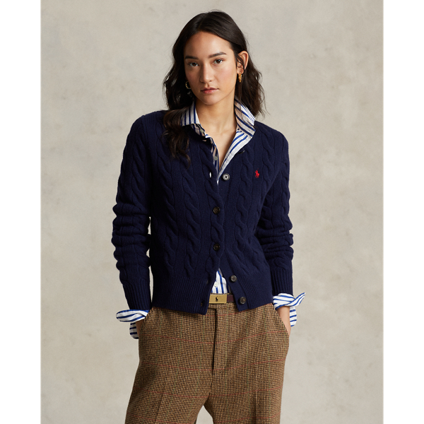 RALPH LAUREN ラルフローレン ニットカーディガン セーター カシミア-