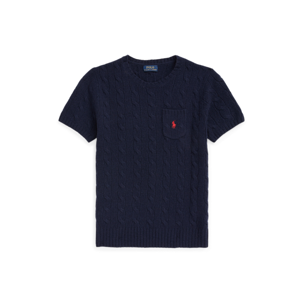 POLO RALPH LAUREN（ポロ ラルフ ローレン）】ケーブル ウールカシミヤ