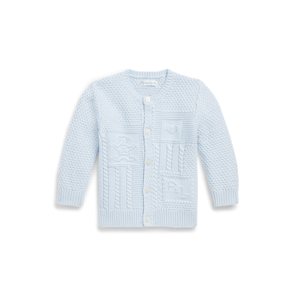 【POLO RALPH LAUREN CHILDRENSWEAR（ポロ ラルフ ローレン チルドレンズウェア】コントラストニット オーガニック