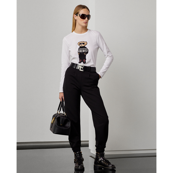 ノルディック スキー Polo ベア ロングスリーブ Tシャツ | ラルフ  