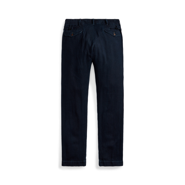 RRL（ダブル アール エル）】オフィサー インディゴ ヘリンボーン 