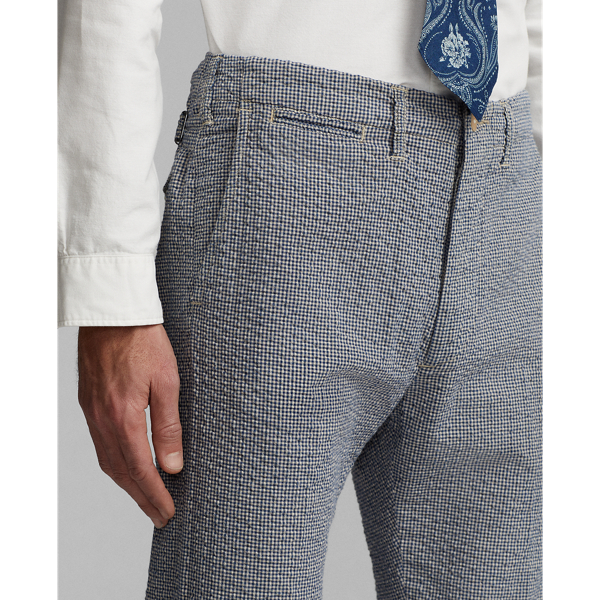 RRL（ダブル アール エル）】オフィサー シアサッカー パンツ