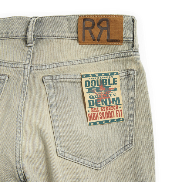 RRL（ダブル アール エル）】ストレッチ ハイ スキニー ディストレスト