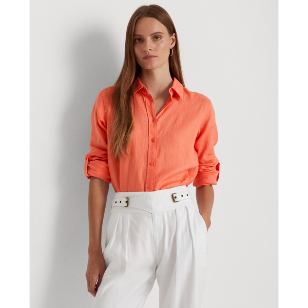 LAUREN RALPH LAUREN（ローレン ラルフ ローレン）】リネン シャツ 
