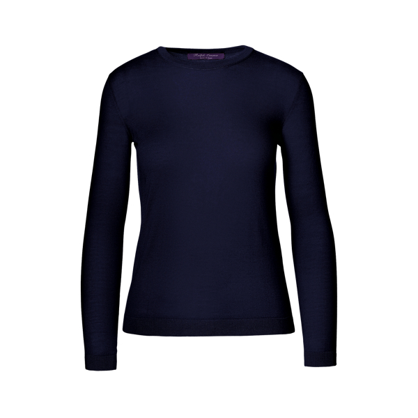 POLO RALPH LAUREN カシミア クルーネックセーター ネイビー