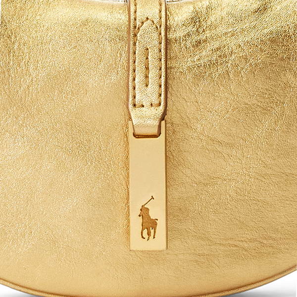 Polo ID メタリック ミニ ショルダー バッグ
