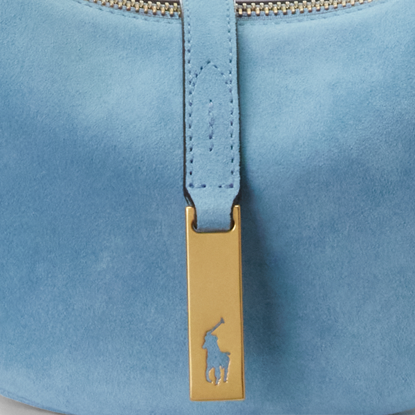 Polo ID スエード ミニ ショルダー バッグ