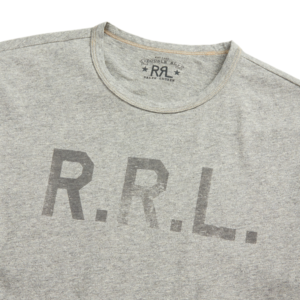 RRL（ダブル アール エル）】ロゴ ジャージー Tシャツ | (トップス/T 