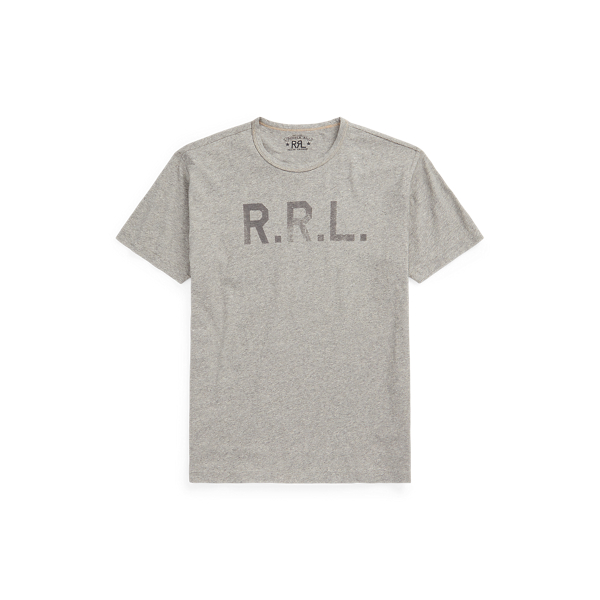 RRL（ダブル アール エル）】ロゴ ジャージー Tシャツ | (トップス/T