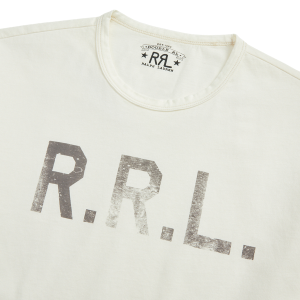 RRL（ダブル アール エル）】ロゴ ジャージー Tシャツ | (トップス/T