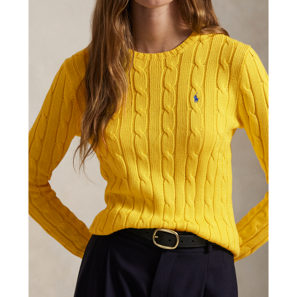 70％OFF Knit ラルフローレンニット Ralph 紺黄 Lauren L ニット 