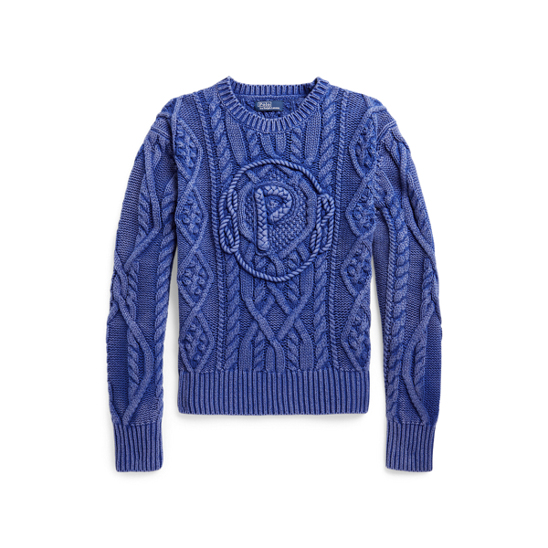 POLO RALPH LAUREN（ポロ ラルフ ローレン）】アランニット コットン