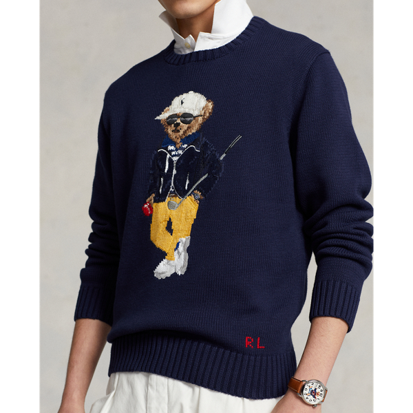 POLO RALPH LAUREN（ポロ ラルフ ローレン）】Polo ベア コットンブレンド セーター (トップス/ニット/セーター)ネイビー  MNPOSWE16821468410 ラルフ ローレン公式オンラインストア