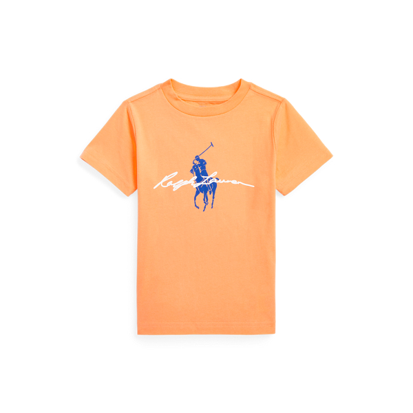 Big Pony ロゴ コットン ジャージー Tシャツ