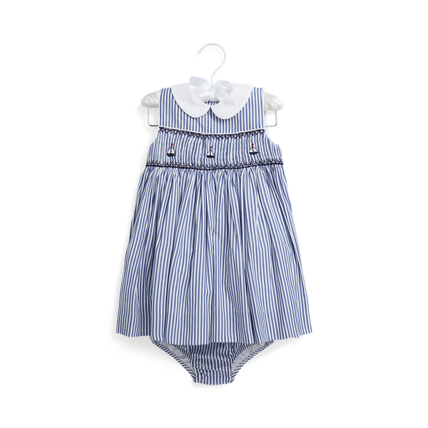 セールボート コットン ポプリン ドレス & ブルマー