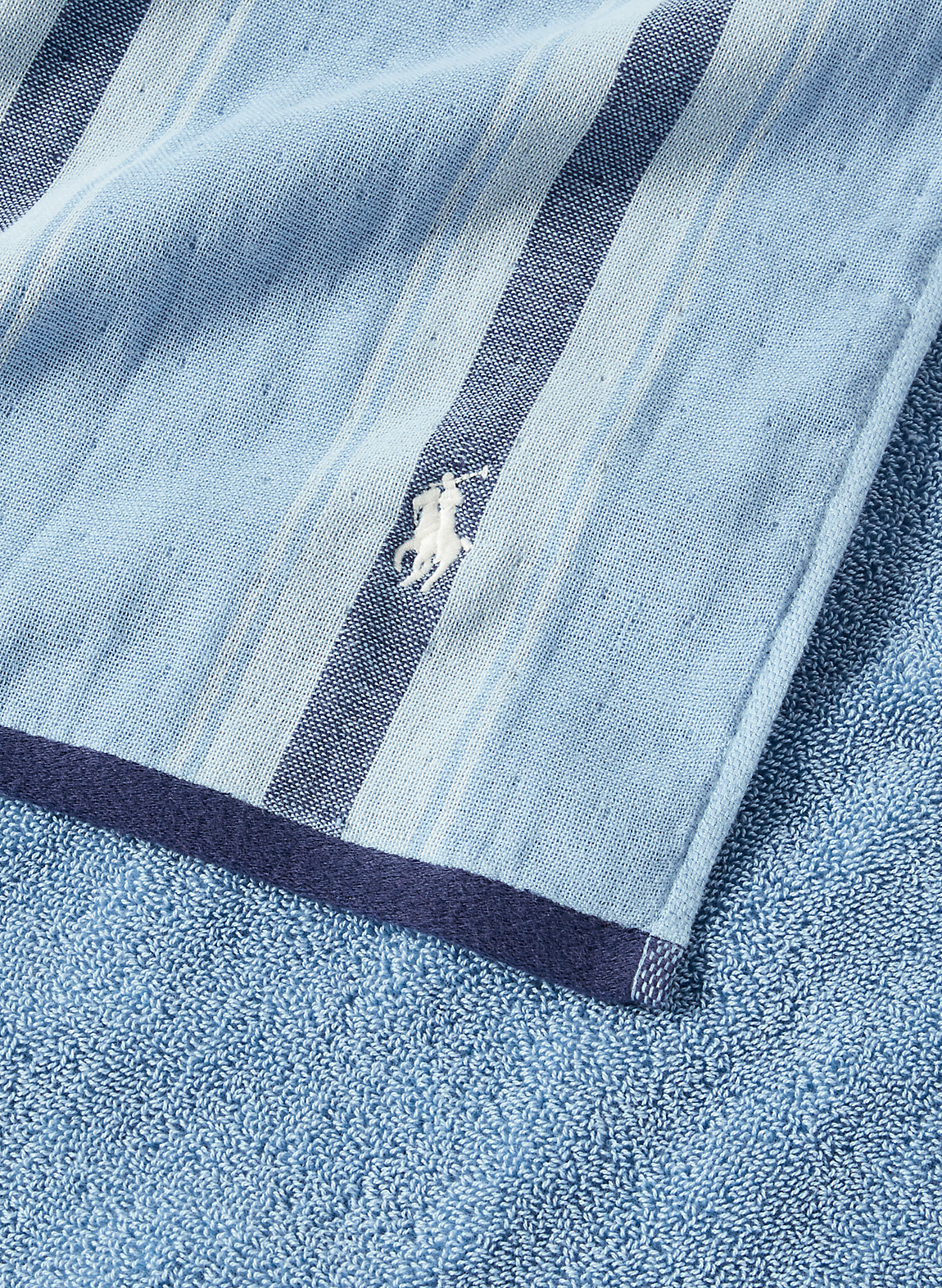 RALPH LAUREN HOME(ラルフ ローレン ホーム】Kaleah ハーフタオルケット (インテリア/寝具)ブルー HMRLBEDHR222614400 ラルフ ローレン公式オンラインストア ラルフローレン ハーフタオルケット