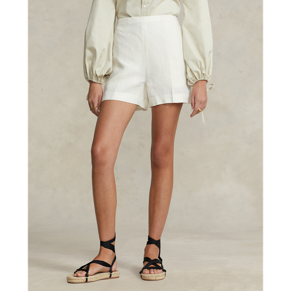 リネン ショートパンツ