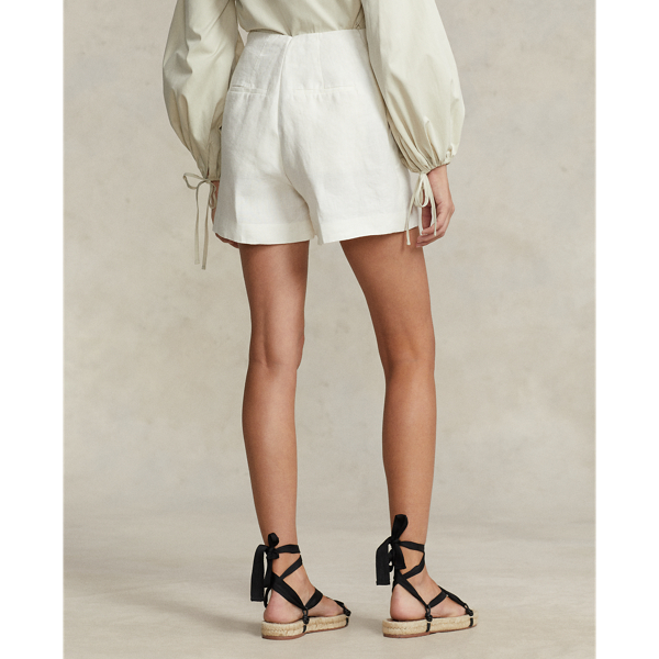 リネン ショートパンツ