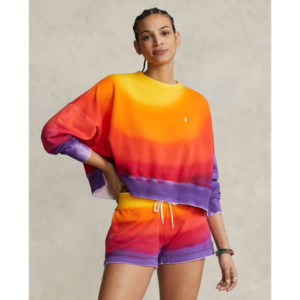 オンブレ フレンチ テリー クルーネック プルオーバー