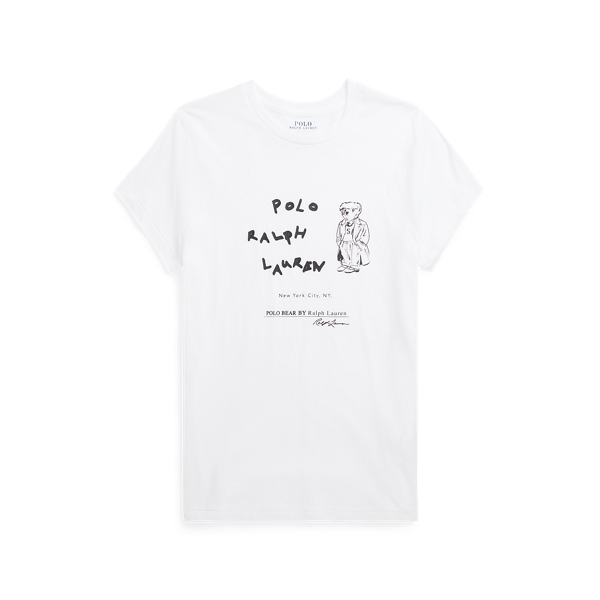日本製品 - 【美品】POLO BEAR by RALPH LAUREN 刺繍ロゴ 白シャツ