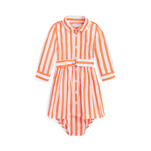 ポプリン ベルテッド シャツドレス & ブルマー