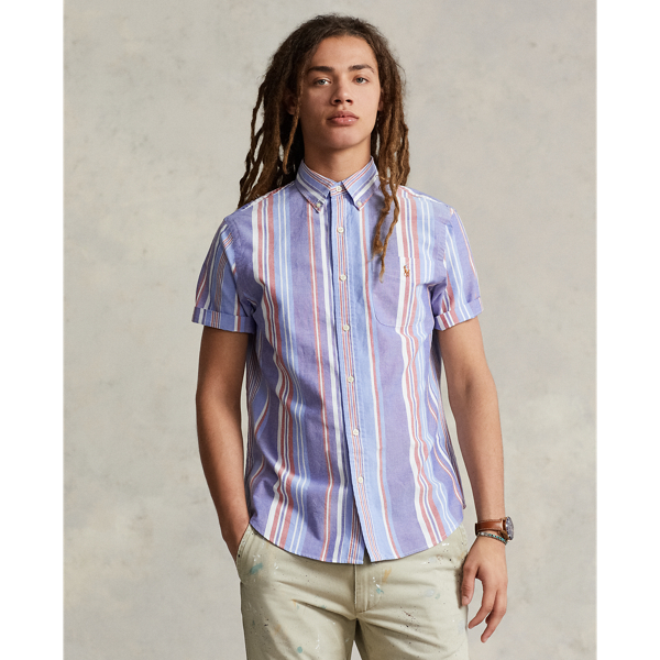 クラシック フィット ストライプド オックスフォード シャツ