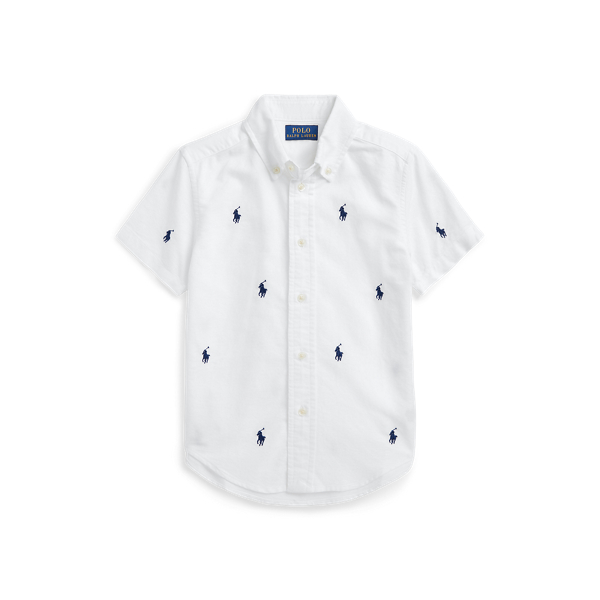 【美品】ポロラルフローレン　white-shirt