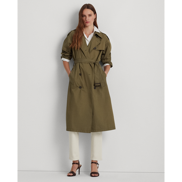 ダブルブレステッド ツイル トレンチ コート | ラルフ ローレン公式