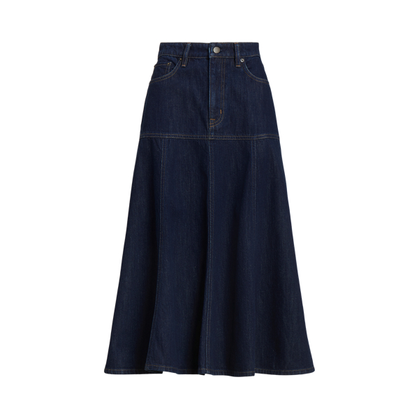 【新品】ラルフローレン 4サイズ Mサイズ デニムスカート ブルー ミニスカートレディース