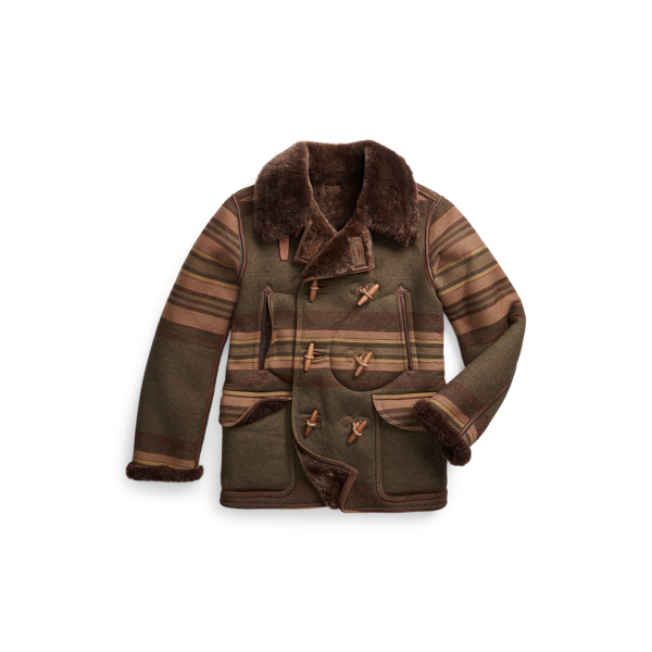 RRL シェアリングトグルコート ジャケット レザー ムートン ヴィンテージ RRL シェアリングトグルコート ジャケット レザー ムートン