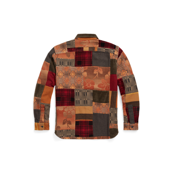 POLO RALPH LAUREN】（限定コレクション）パッチワーク ワークシャツ 