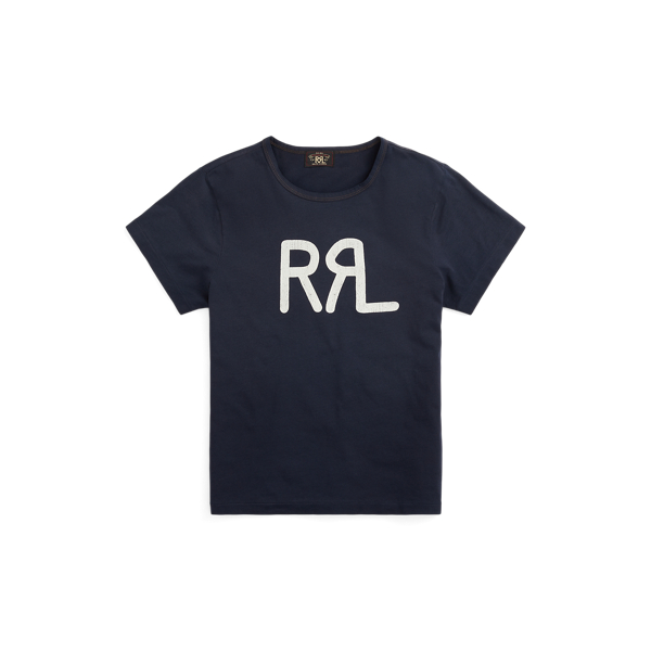 RRL（ダブル アール エル）】ロゴ コットン ジャージー Tシャツ ...
