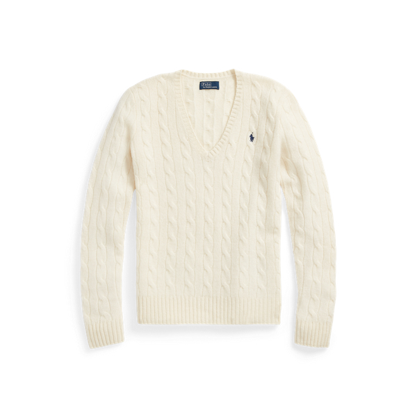 POLO RALPH LAUREN（ポロ ラルフ ローレン）】ケーブルニット ウール 