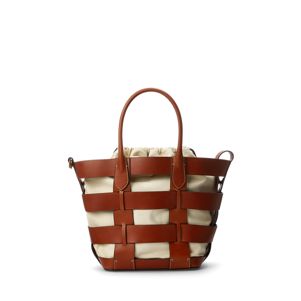 新品 POLO RALPH LAUREN Lトートバッグ レザー バスケット