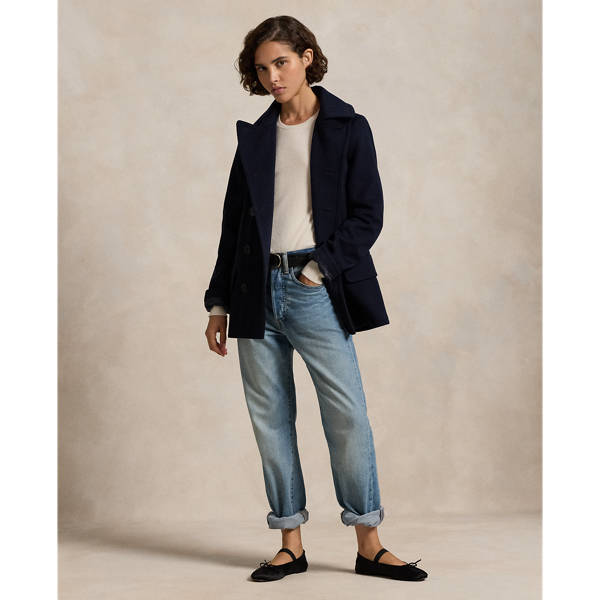 POLO RALPH LAUREN】ウールカシミヤ ピーコート | (ジャケット  