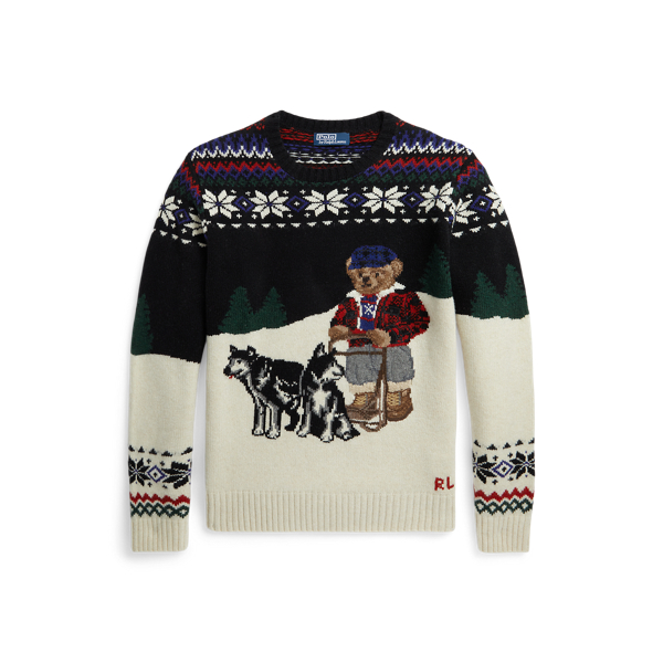 polo ラルフローレン　ベア　パーカー　クリスマス　セーター　ニット　RRLデザインが本当にかわいいベアで
