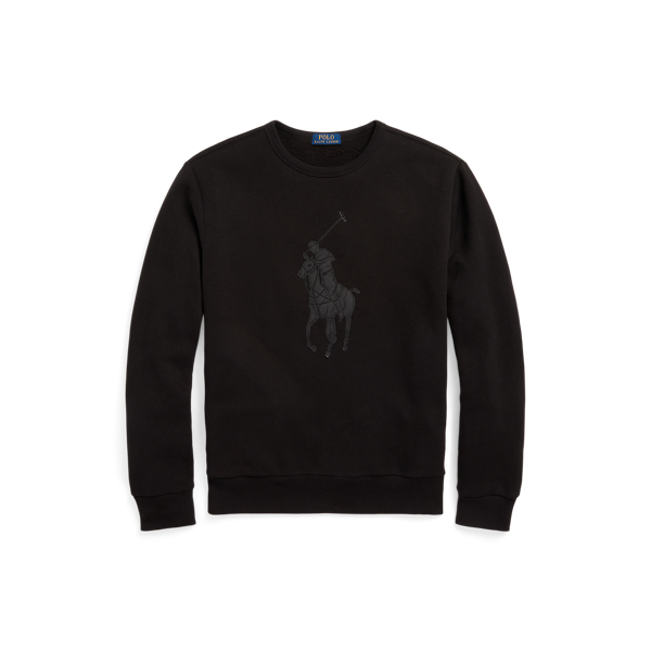 POLO RALPH LAUREN】レザーポニー フリース スウェットシャツ