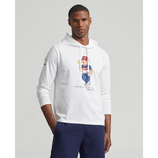 POLO GOLF｜RLX（ポロ ゴルフ｜アールエルエックス）】U.S. ライダー カップ Polo ベア フーデッド Tシャツ |  (トップス/パーカー)ホワイト MNXGKNI16820161100 | ラルフ ローレン公式オンラインストア