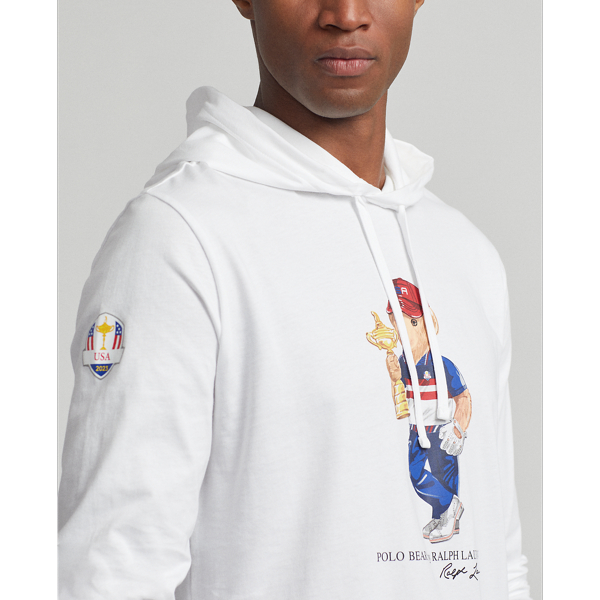 POLO GOLF｜RLX（ポロ ゴルフ｜アールエルエックス）】U.S. ライダー カップ Polo ベア フーデッド Tシャツ |  (トップス/パーカー)ホワイト MNXGKNI16820161100 | ラルフ ローレン公式オンラインストア