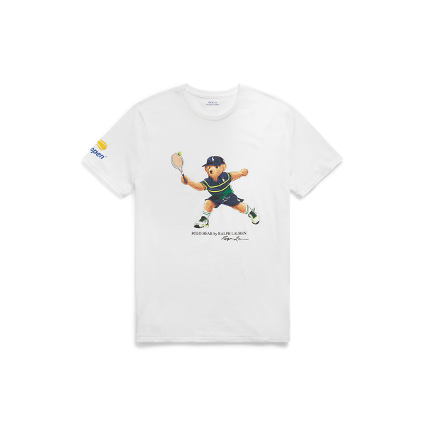 POLO RALPH LAUREN（ポロ ラルフ ローレン）】US オープン カスタム スリム Polo ベア Tシャツ |  (トップス/Tシャツ/カットソー)ホワイト MNPOTSH1N821936100 | ラルフ ローレン公式オンラインストア