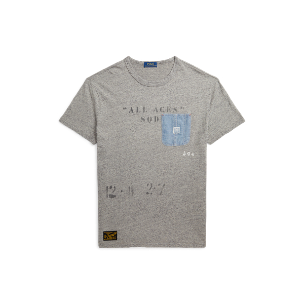 POLO RALPH LAUREN】クラシック フィット デニムポケット ジャージー T