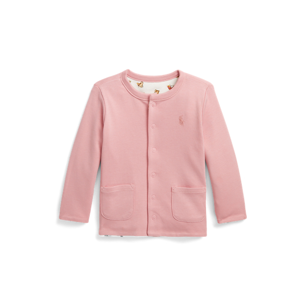 POLO RALPH LAUREN CHILDRENSWEAR（ポロ ラルフ ローレン チルドレンズウェア）】Polo ベア リバーシブル コットン  ジャケット | (ジャケット/アウター/)ピンク CWPOOTWF6020046650 | ラルフ ローレン公式オンラインストア