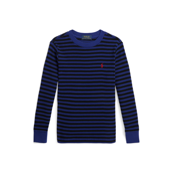 POLO RALPH LAUREN CHILDRENSWEAR】ストライプド ワッフル コットン