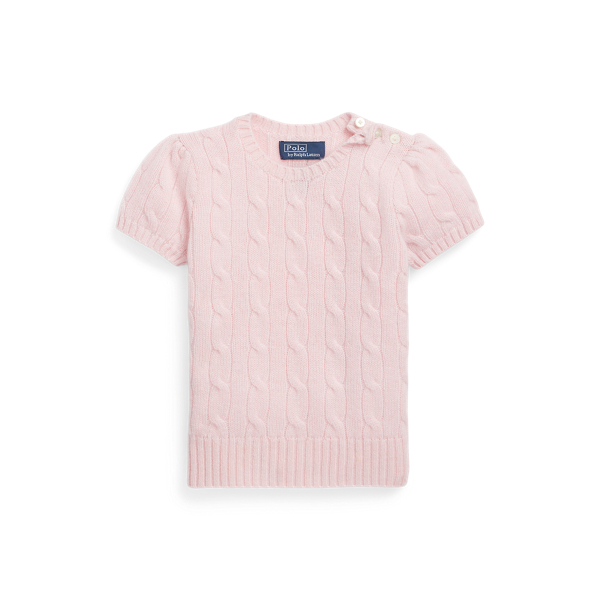 POLO RALPH LAUREN CHILDRENSWEAR】ケーブルニット カシミヤ ショート