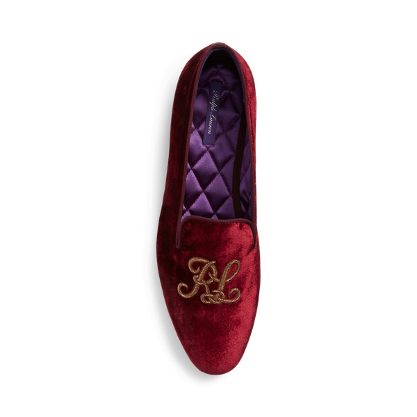 Ralph Lauren ヤンキース ベルベット スリッパ | ラルフ
