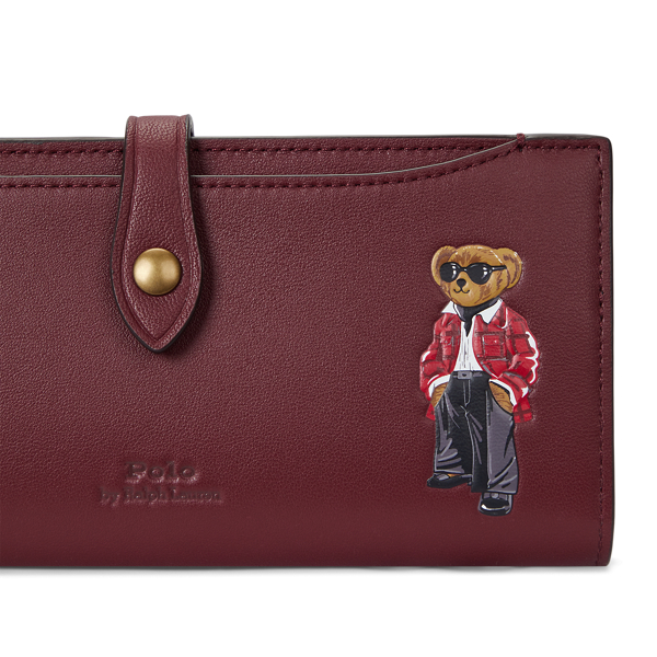 POLO RALPH LAUREN】Polo ベア レザー スナップ ウォレット | (財布  